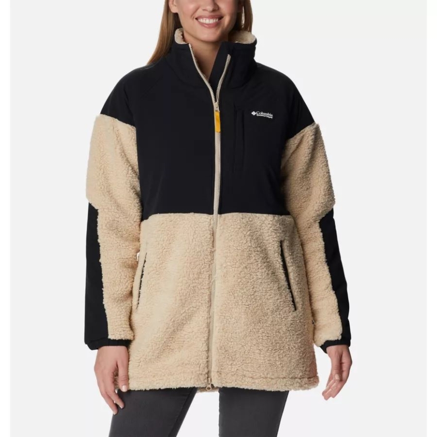 ウィメンズ バリスティック リッジ フルジップ フリース ジャケット コロンビア エンシェント フォッシル/ブラック