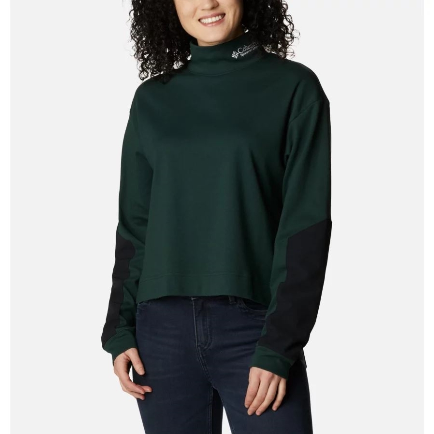 レディース バリスティック リッジ ハイネック ロングスリーブ Tシャツ コロンビア スプルース