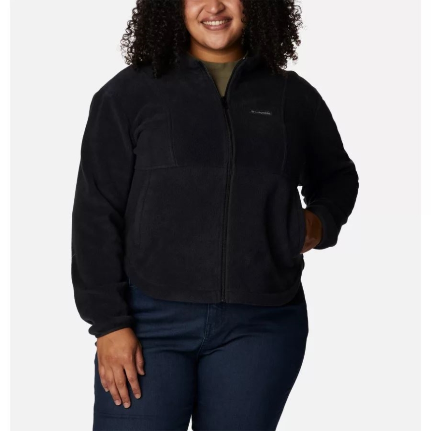 ウィメンズ ベントン スプリング カラーブロック フルジップ プラスサイズ コロンビア ブラック