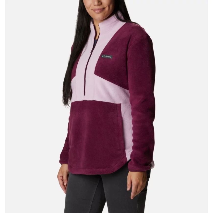 ウィメンズ ベントン スプリングス カラーブロック ハーフジップ フリース プルオーバー マリオンベリー/オーラ コロンビア