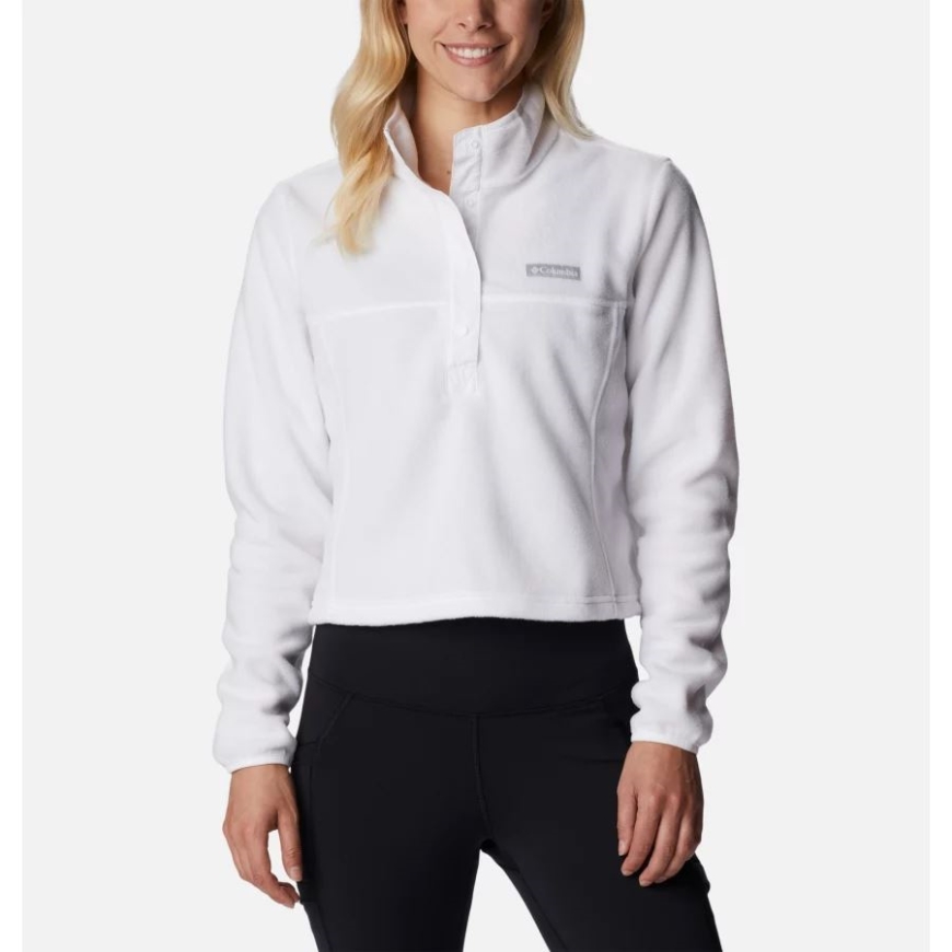 レディース ベントン スプリング クロップド フリース ホワイト コロンビア