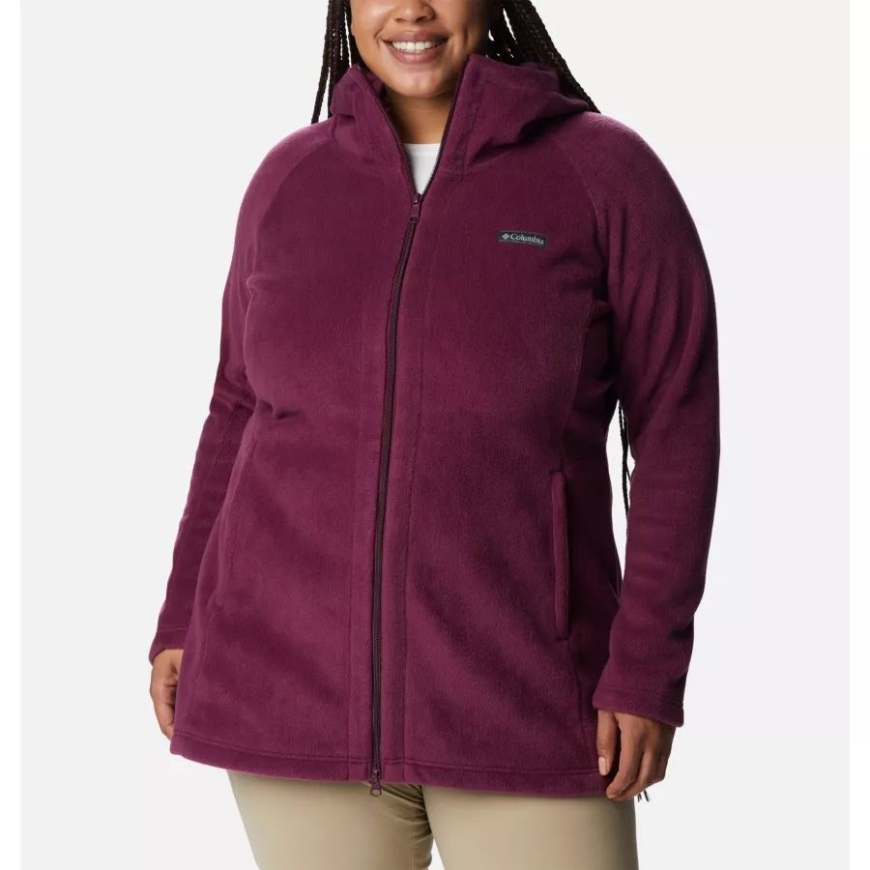 レディース ベントン スプリングス II ロング パーカー プラス サイズ コロンビア マリオンベリー