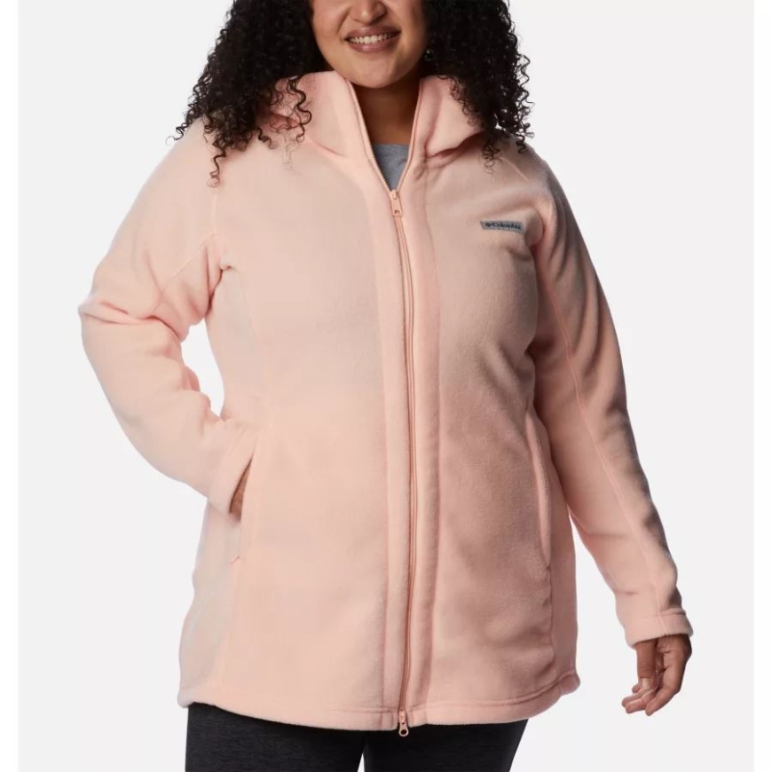 レディース ベントン スプリングス Ii ロング パーカー プラス サイズ コロンビア ピーチ ブロッサム