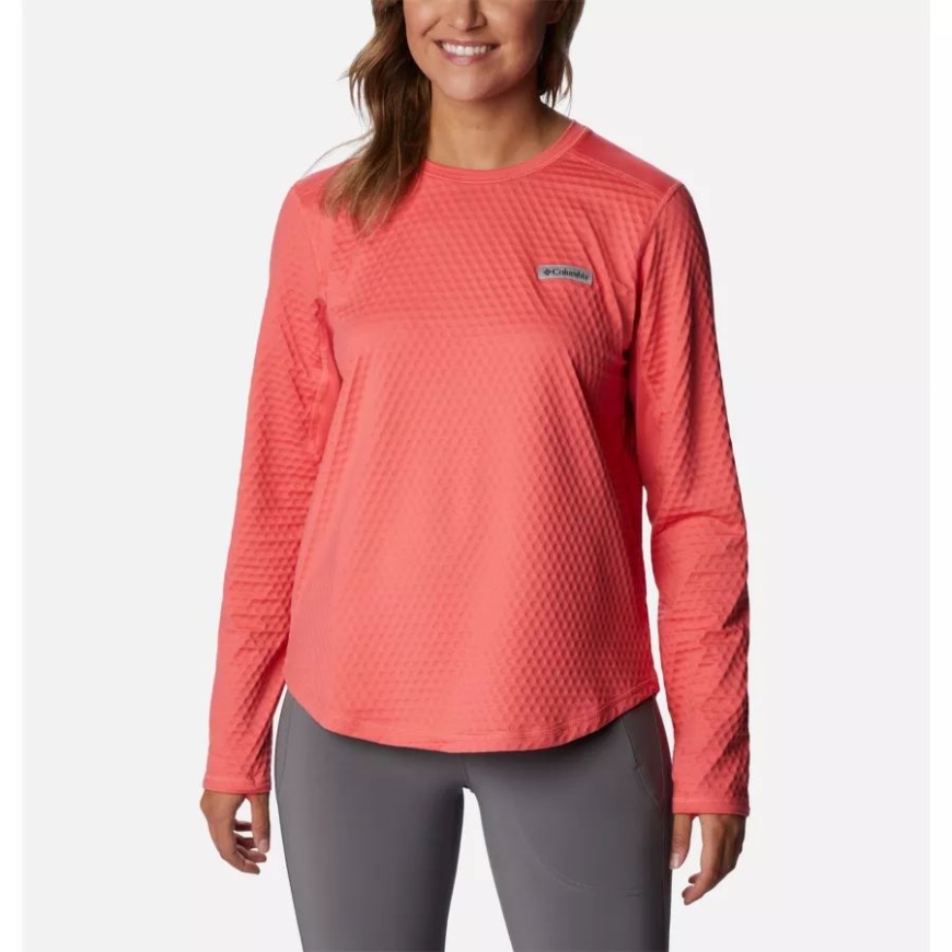 レディース ブリス アセント 長袖シャツ ブラッシュ ピンク コロンビア