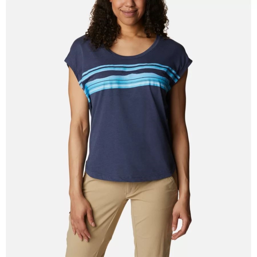 レディース ブルーバード デイズ モダン Tシャツ コロンビア ノクターナル Hthr/ピースフル パースペクティブ Grx