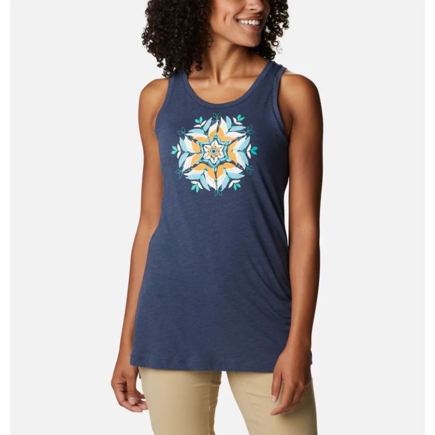 女性のブラフ メサ タンク コロンビア夜行性の杢/花のリーフスケープ