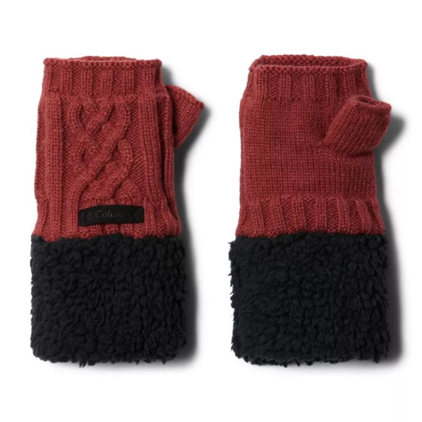 レディース ケーブル キューティー フィンガーレス グローブ コロンビア マルサラ レッド