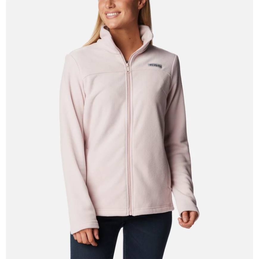 レディースキャッスルデールフルジップフリースジャケットミネラルピンクコロンビア