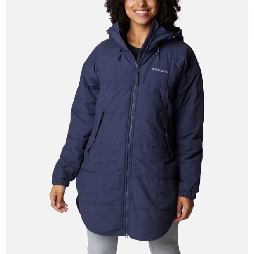 レディース チャットフィールド ヒル ノベルティ ジャケット コロンビア ノクターナル/ノクターナル ヘリントン プリント