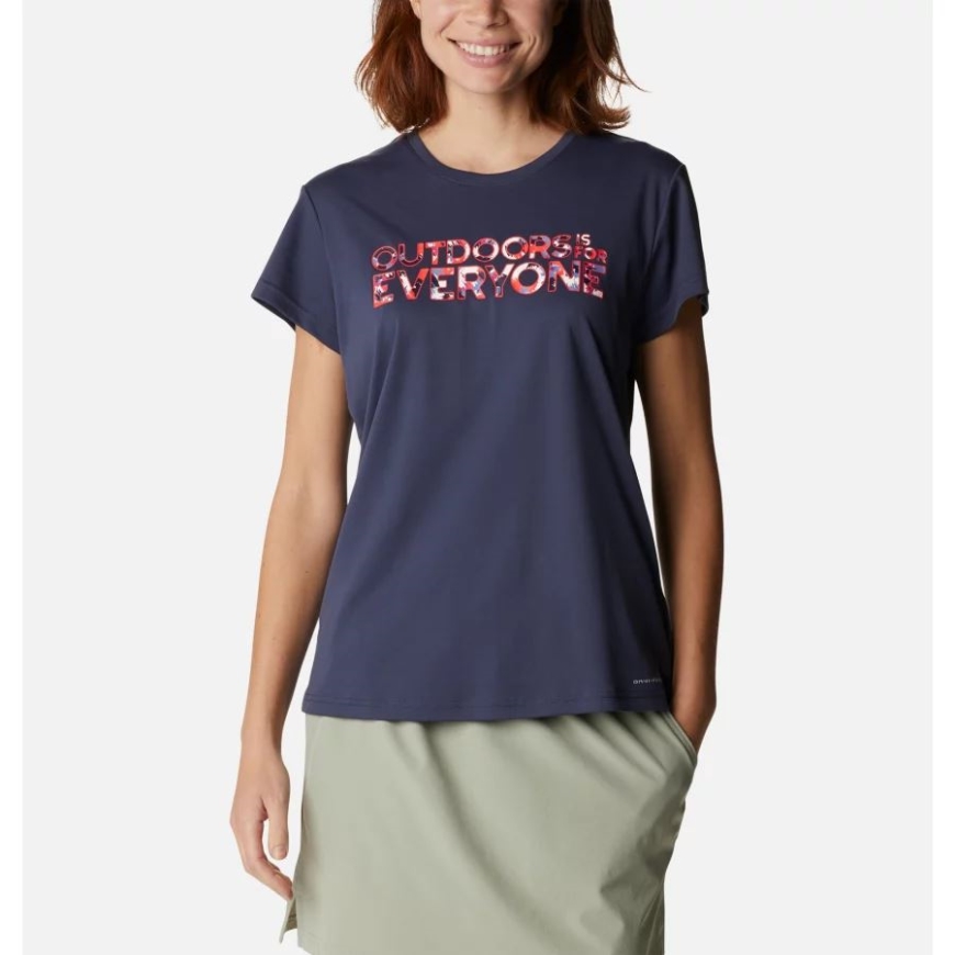 レディース Cirro アイス グラフィック ショート スリーブ クルー シャツ コロンビア 夜行性アウトドアは誰にとっても