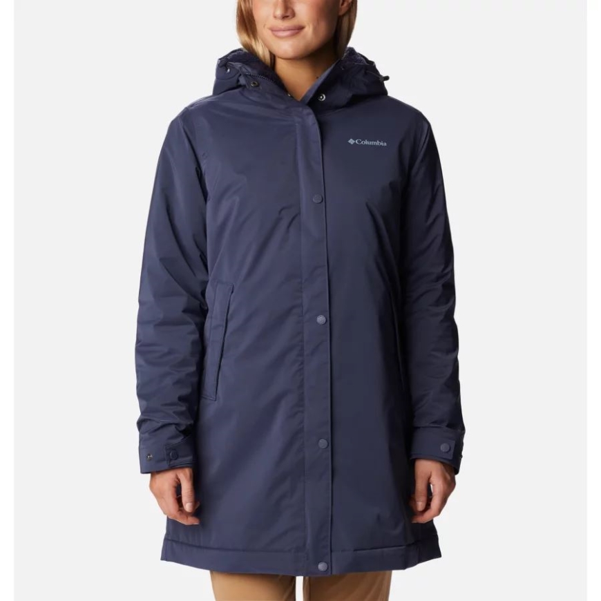レディース クレルモン ライニング ウォータープルーフ ミッド ジャケット ノクターナル コロンビア