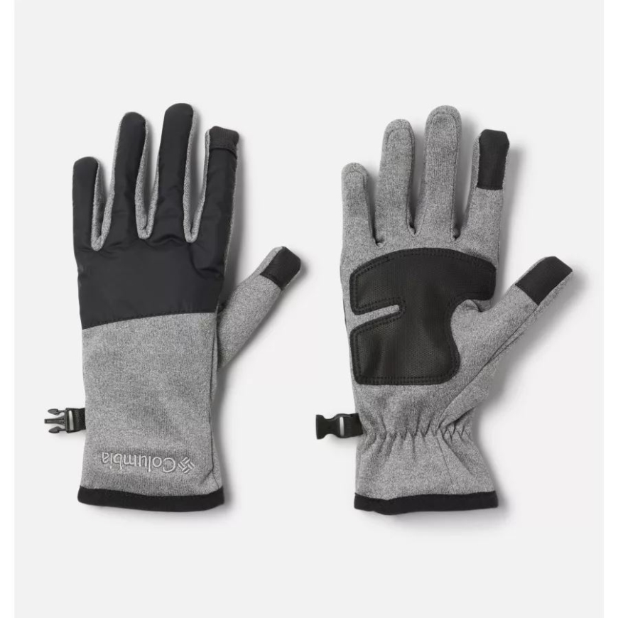 レディース クラウドキャップ フリース グローブ シティ グレー ヘザー/ブラック コロンビア