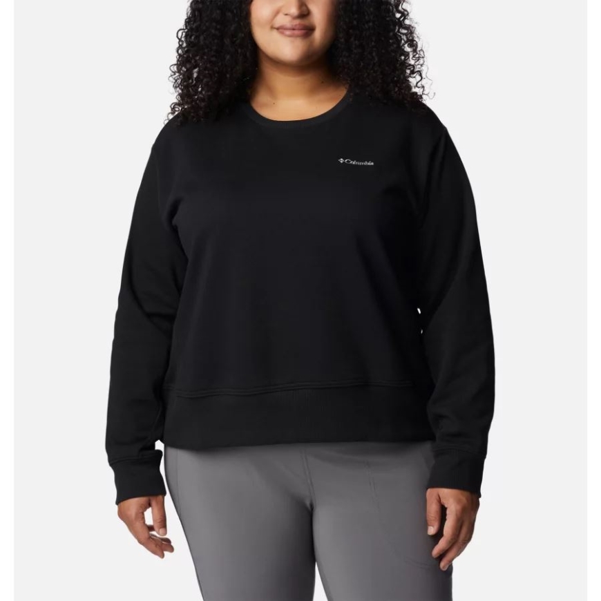 レディース コロンビア ロッジ クルー Iv スウェットシャツ プラスサイズ ブラック コロンビア