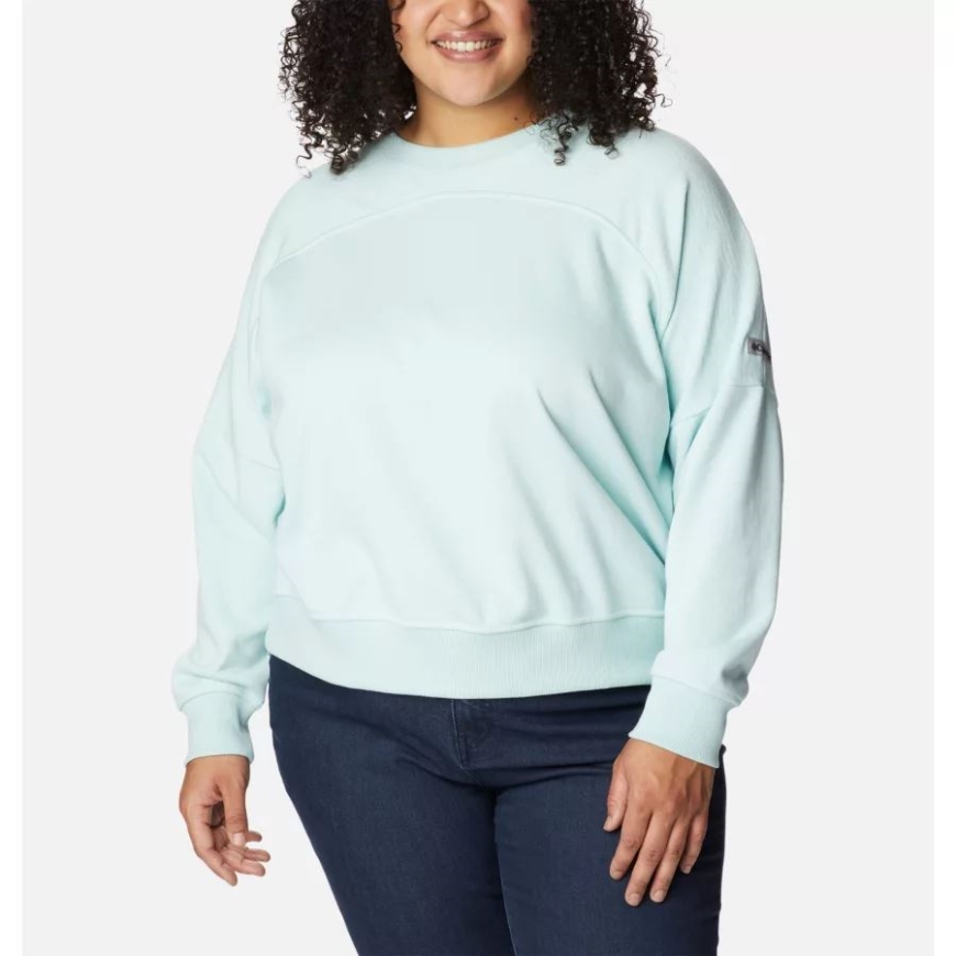 レディース コロンビア ロッジ フレンチ テリー​​ クルー プラスサイズ コロンビア アイシーモーン