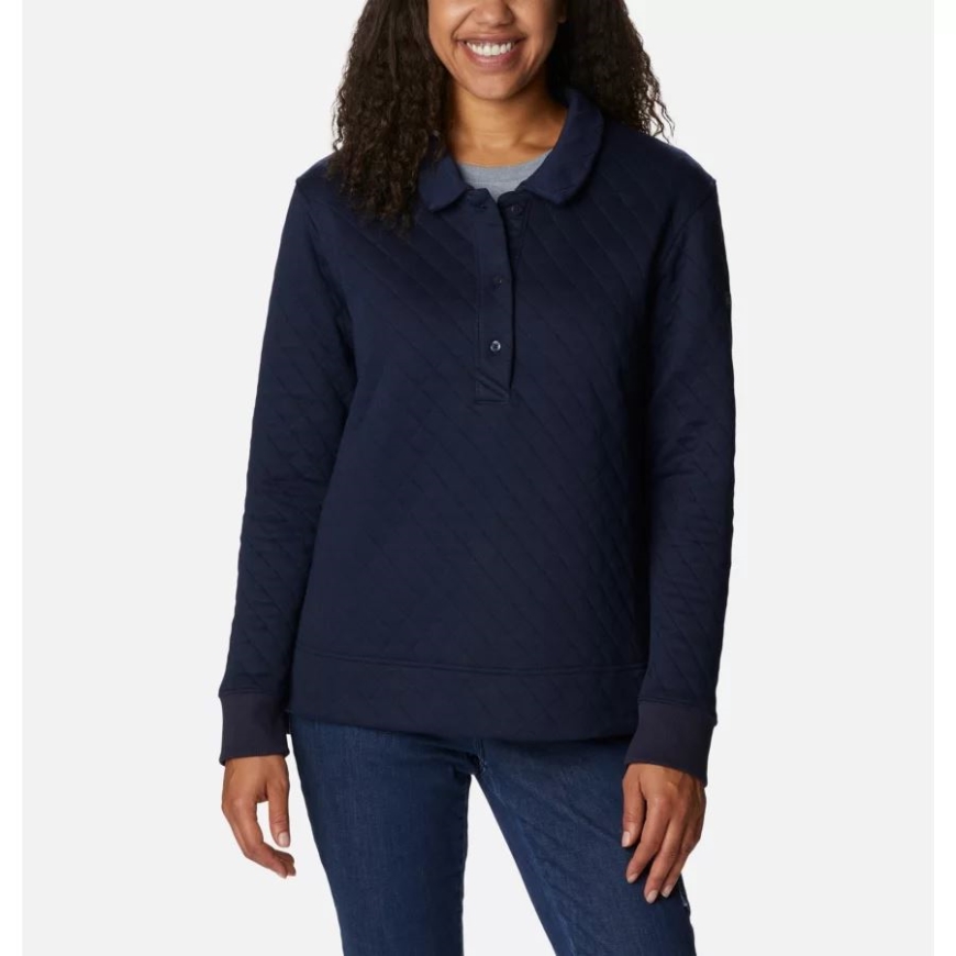 レディース コロンビア ロッジ キルティング ポロ ダーク ナイト コロンビア