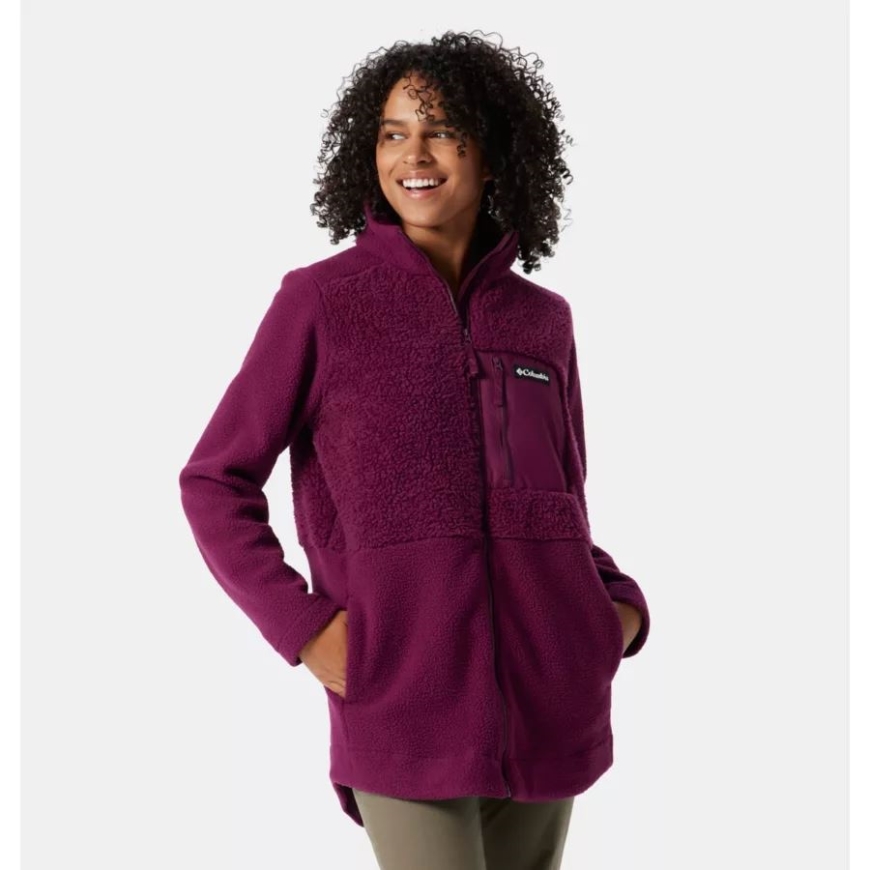 レディース コロンビア ロッジ シェルパ ロング フリース ジャケット マリオンベリー コロンビア