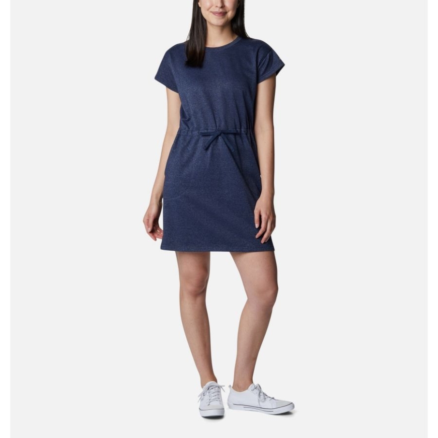 レディース コロンビア トレック フレンチテリー ドレス カレッジ ネイビー ヘザー コロンビア