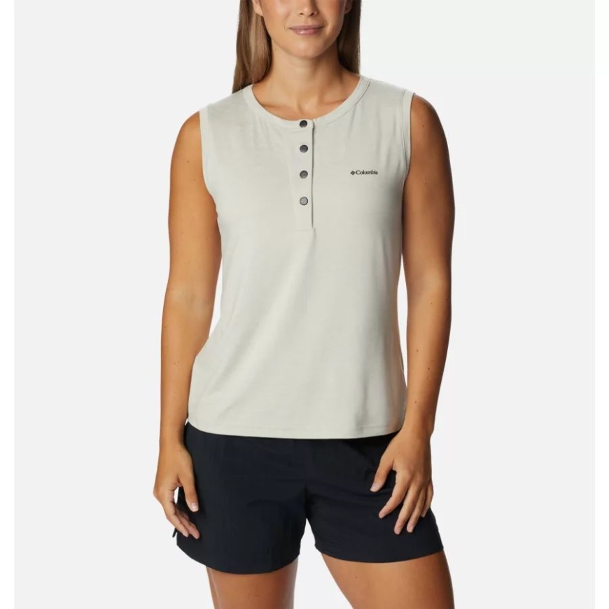 レディース コーラル リッジ ノースリーブ トップ コロンビア ダークストーン