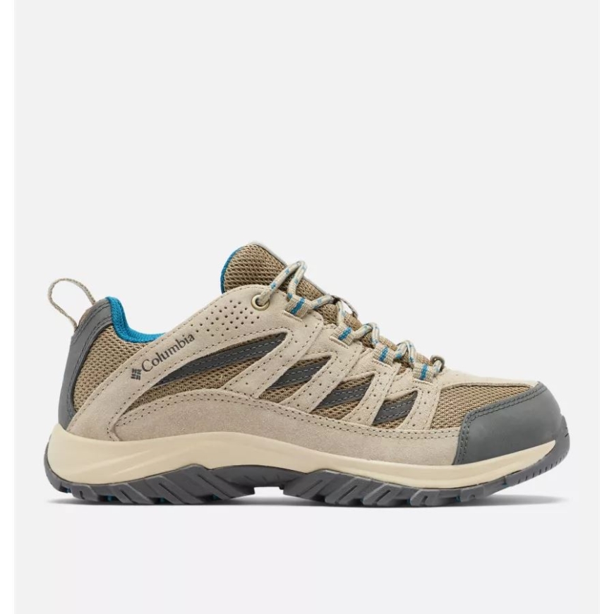 レディース クレストウッド ハイキング シューズ ワイド ペブル/ラグーン コロンビア