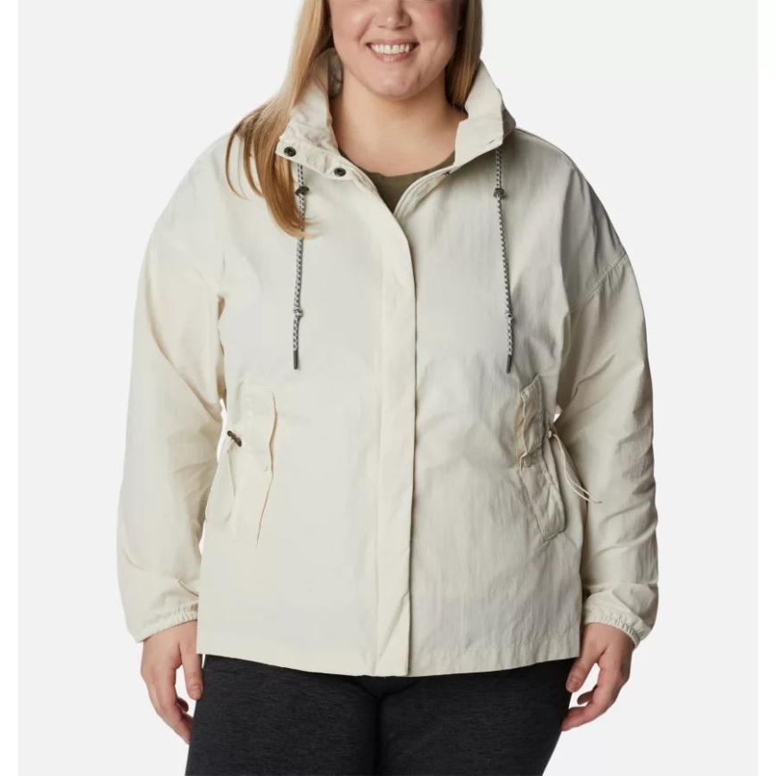 女性の日のトリッピン Ii ジャケット プラス サイズ コロンビア チョーク
