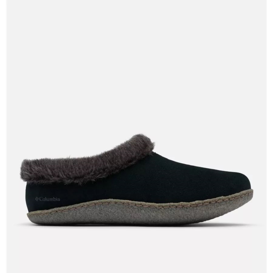 レディース フェアヘブン スリッパ ブラック/モニュメント コロンビア
