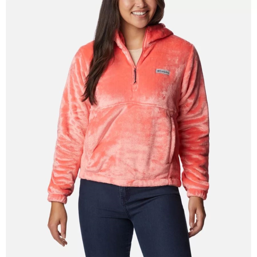 レディースファイヤーサイドフリースパーカーブラッシュピンクコロンビア