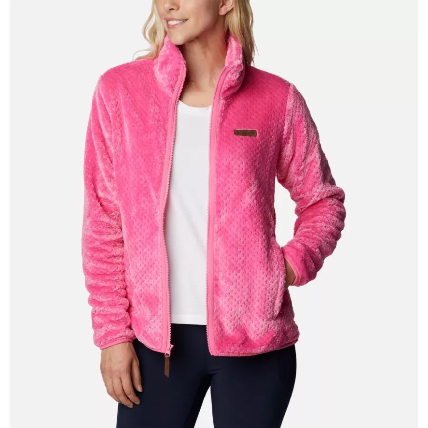 ウィメンズ ファイヤー サイド II シェルパ フルジップ フリース ワイルド ゼラニウム コロンビア