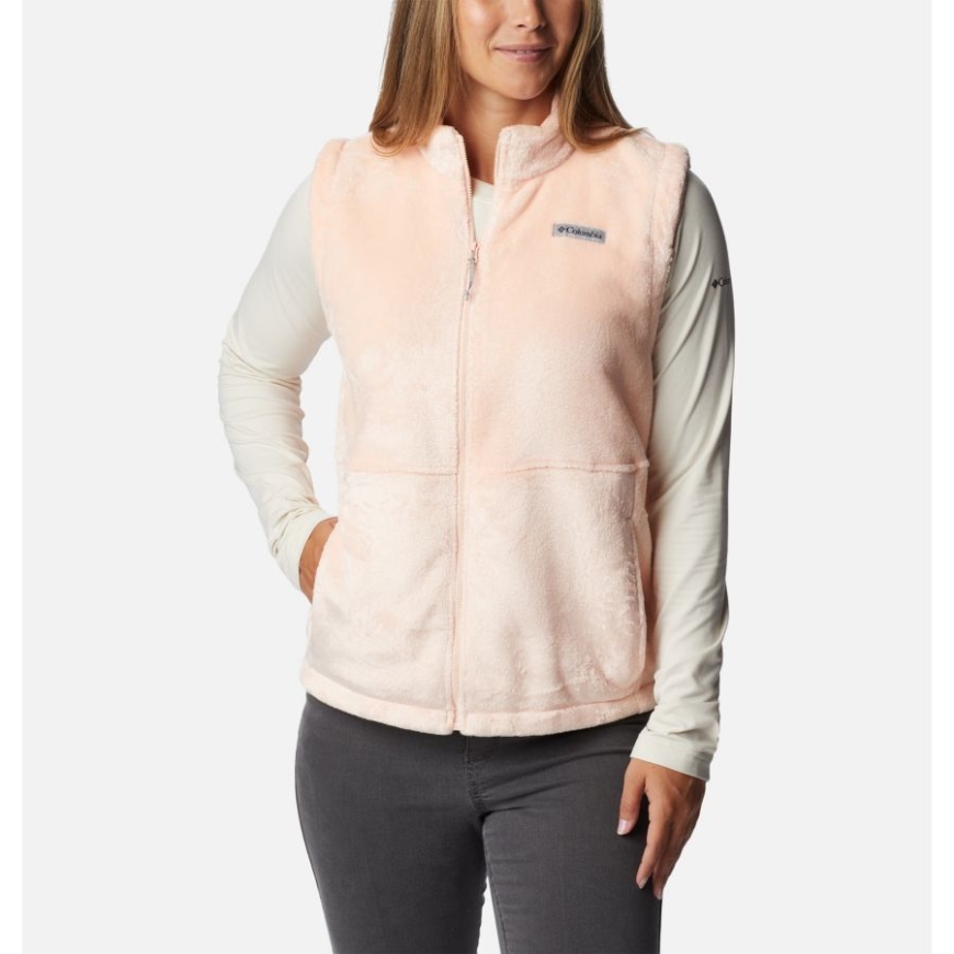 レディースファイヤーサイドベストピーチブロッサムコロンビア