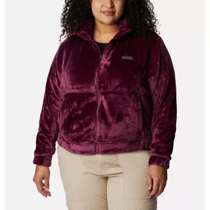 レディース ファイヤーサイド フルジップ ジャケット プラスサイズ マリオンベリー コロンビア ブランド