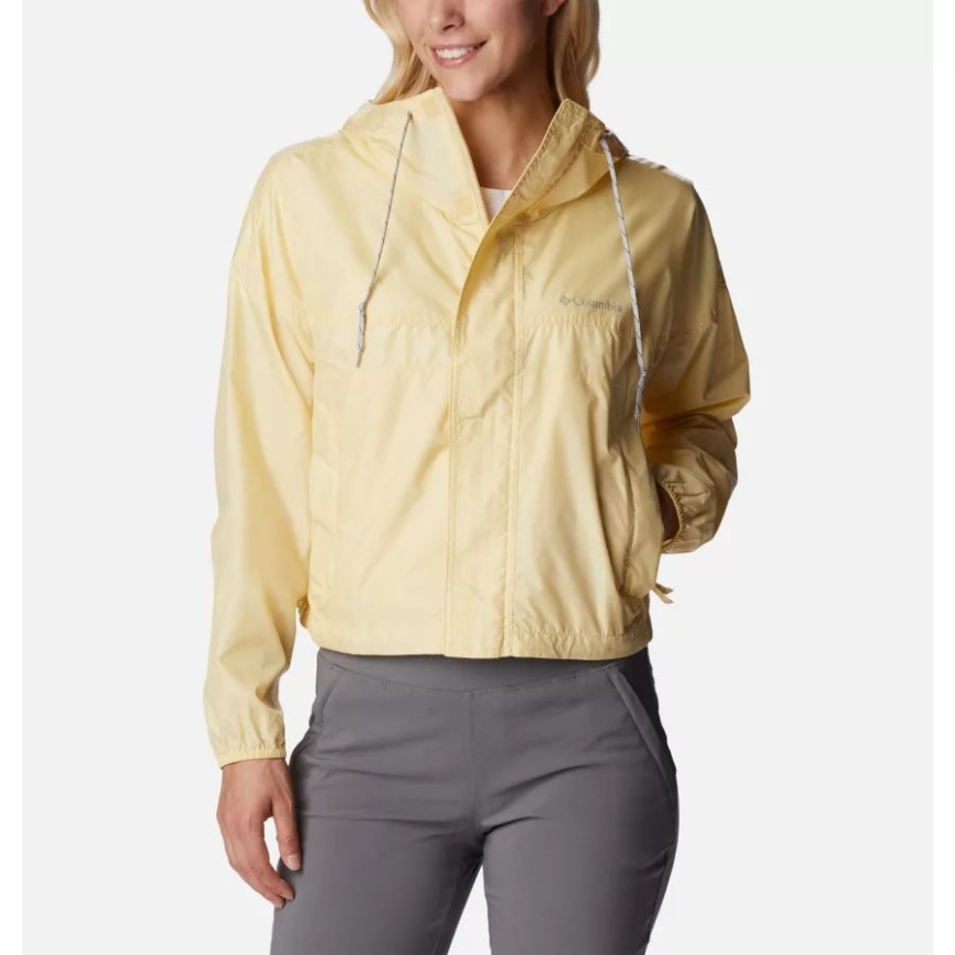 ウィメンズ フラッシュ チャレンジャー クロップド ウインドブレーカー コロンビア コーンストーク