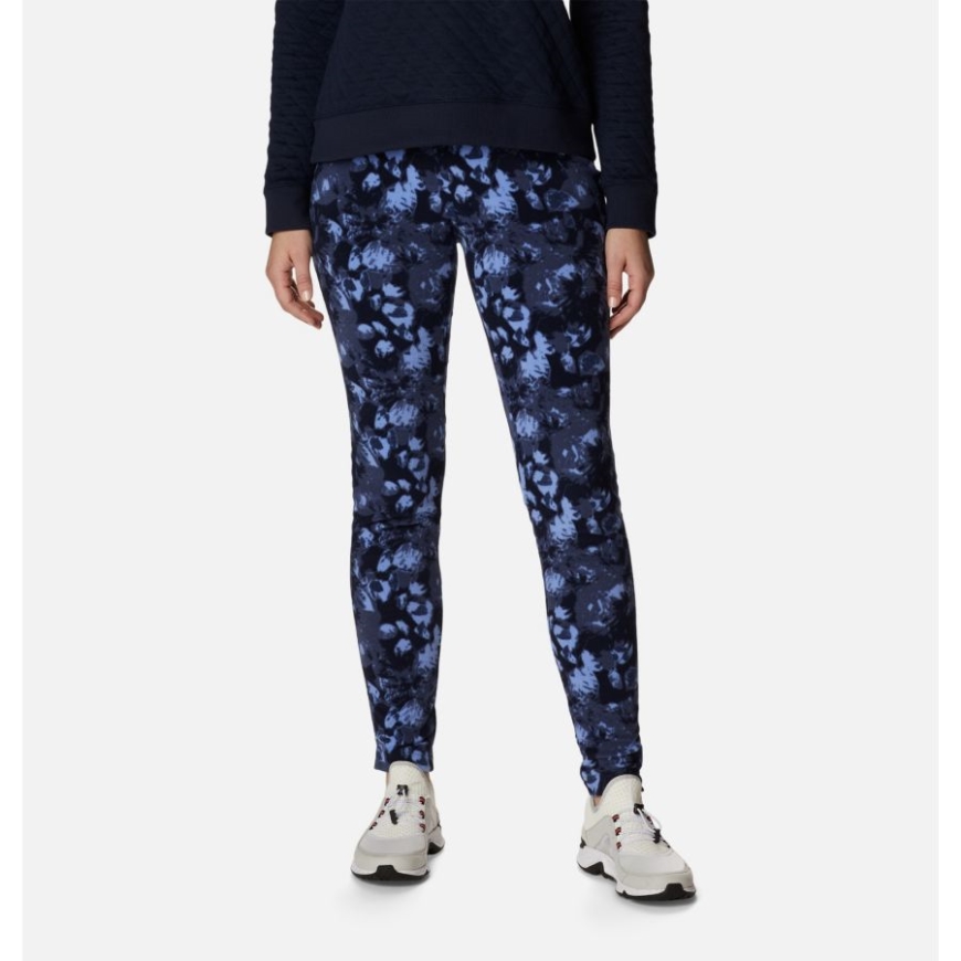 レディース グレイシャル フリース プリント レギンス コロンビア ノクターナル ソラリゼーション プリント