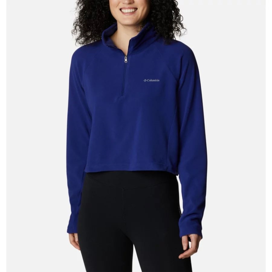 レディース グレイシャル II カジュアル クロップド フリース ダークサファイア コロンビア