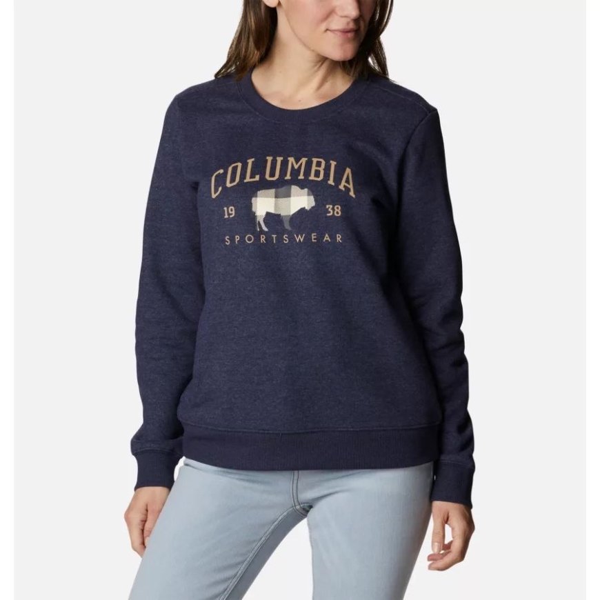 ウィメンズ ハート マウンテン II グラフィック クルー ダーク ノクターナル ヘザー/CSC アーチ レンジ コロンビア