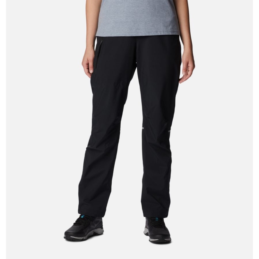 レディース ヘイジー トレイル レイン パンツ ブラック コロンビア
