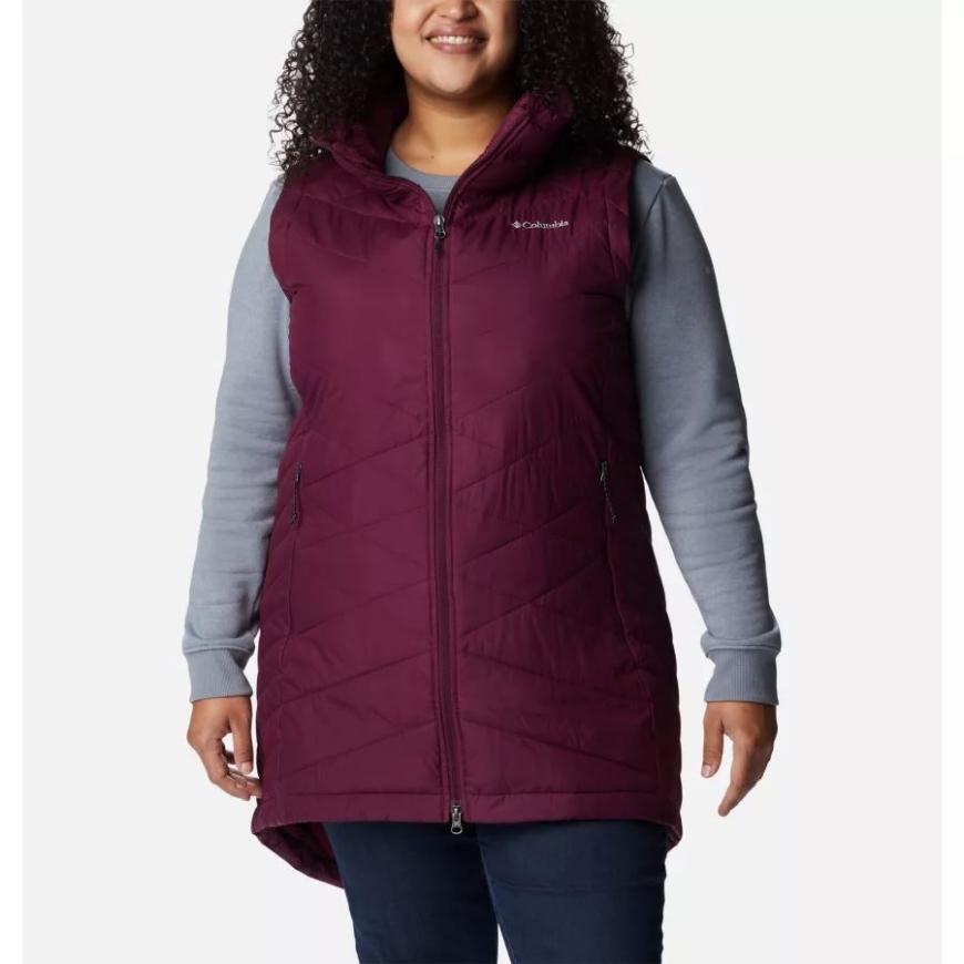 女性用ヘブンリー ロング ベスト プラス サイズ コロンビア マリオンベリー