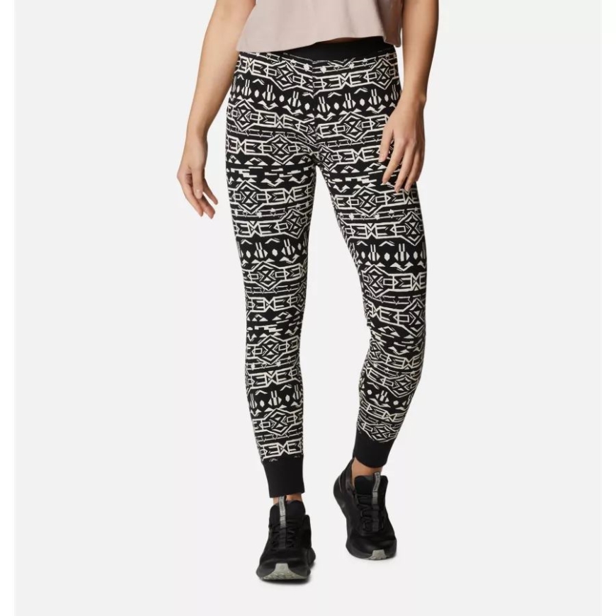 レディース ヒイラギ ハイダウェイ レギンス ブラック 80年代 ストライプ コロンビア