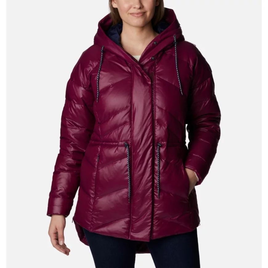 レディース アイシー ハイツ II ダウン ノベルティ ジャケット コロンビア マリオンベリー ガンメタル