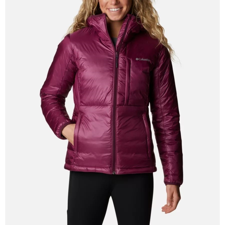 レディース インフィニティ サミット オムニヒート インフィニティ ダブル ウォール ダウン フード付きジャケット コロンビア マリオンベリー
