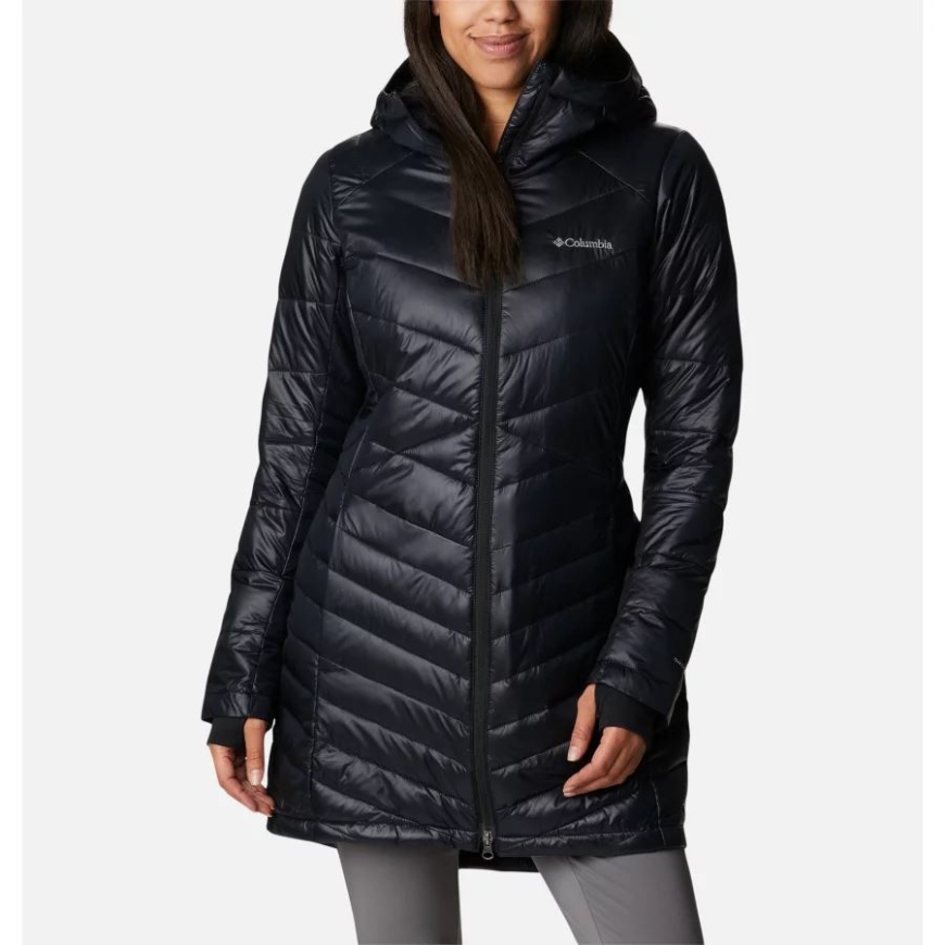 ウィメンズ ジョイピーク フード付き ミッド インサレーテッド ジャケット コロンビア ブラック