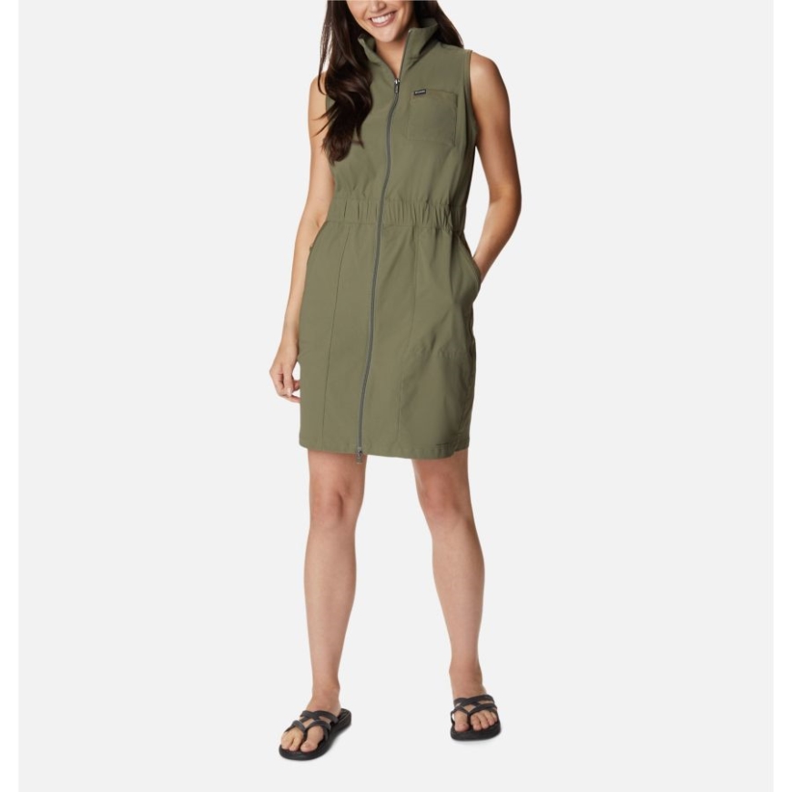 レディース レスリー フォールズ ドレス コロンビア ストーン グリーン