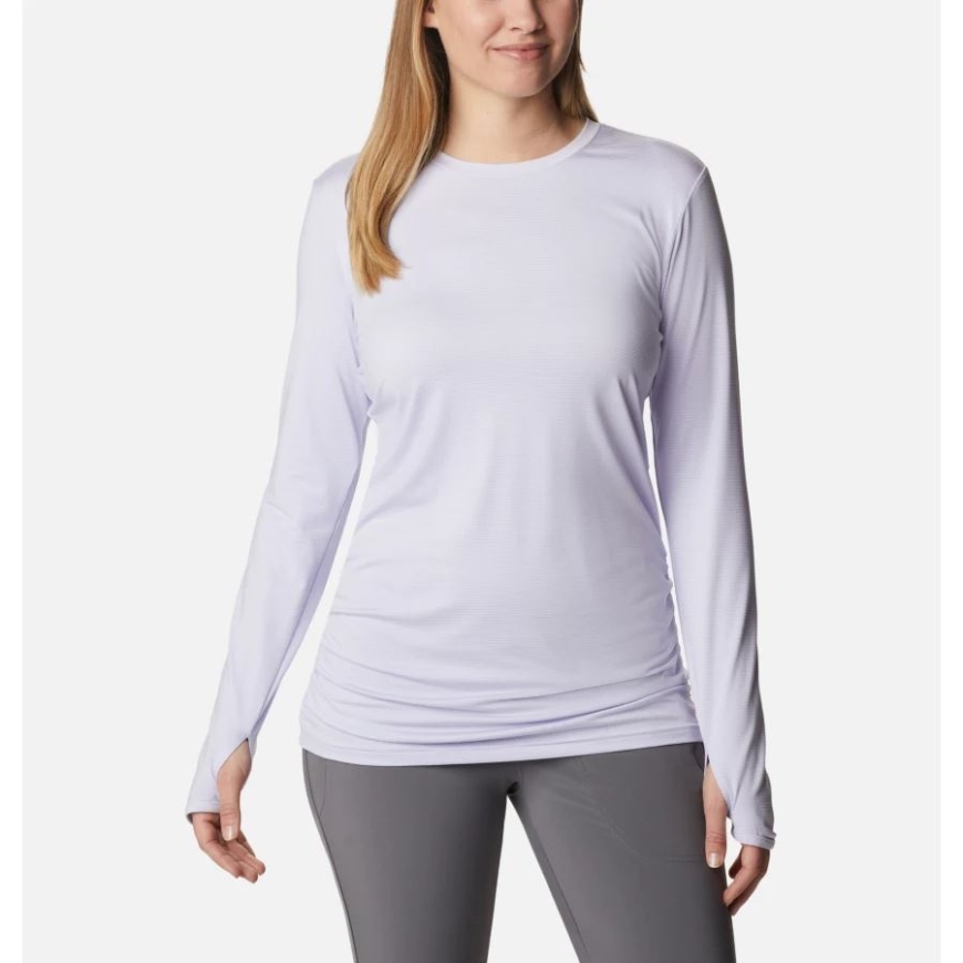 レディースレスリーフォールズ長袖シャツコロンビアパープルティント