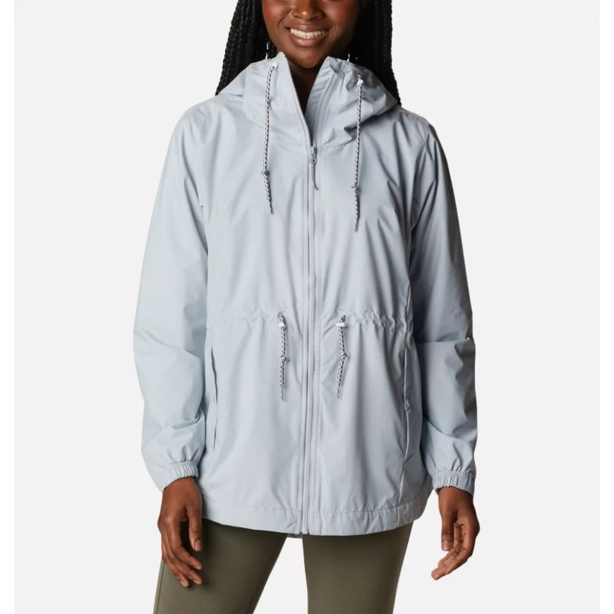 レディースリリアンリッジシェルジャケットコロンビアシーラスグレー