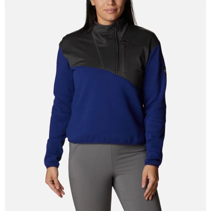 レディース ロッジ ハイブリッド プルオーバー コロンビア ダークサファイア/シャーク