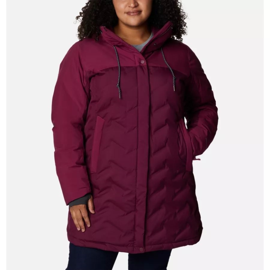 レディース マウンテン クルー II ミッド ダウン ジャケット プラス サイズ コロンビア マリオンベリー