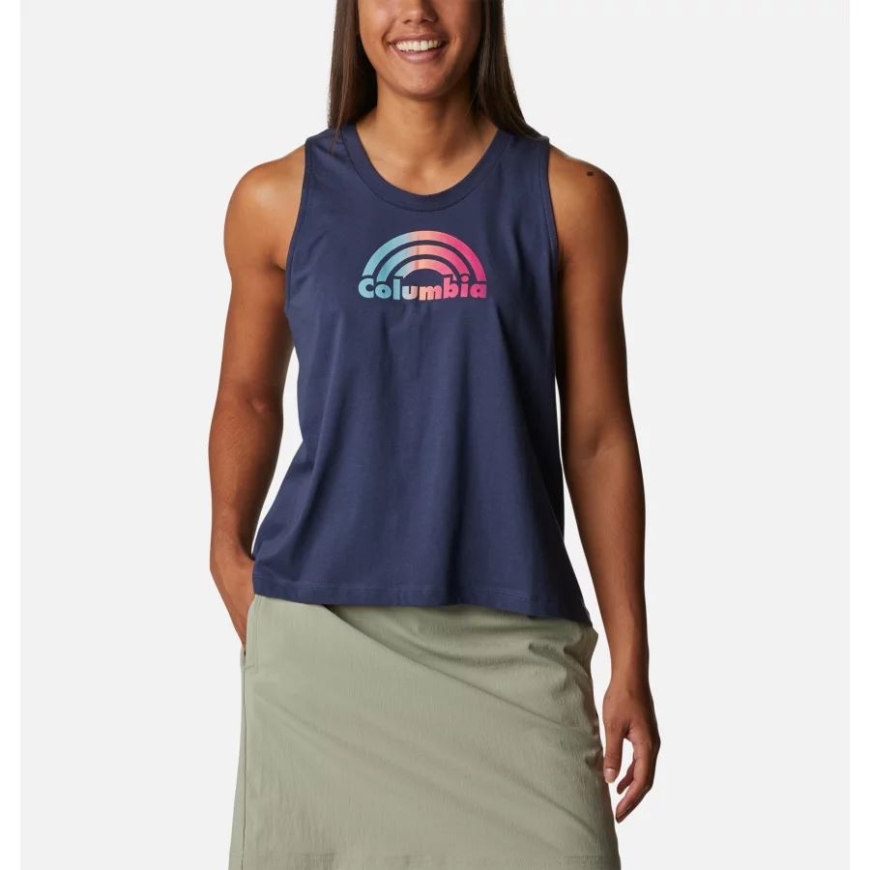ウィメンズ ノース カスケード タンク ノクターナル/レインボー シマー コロンビア