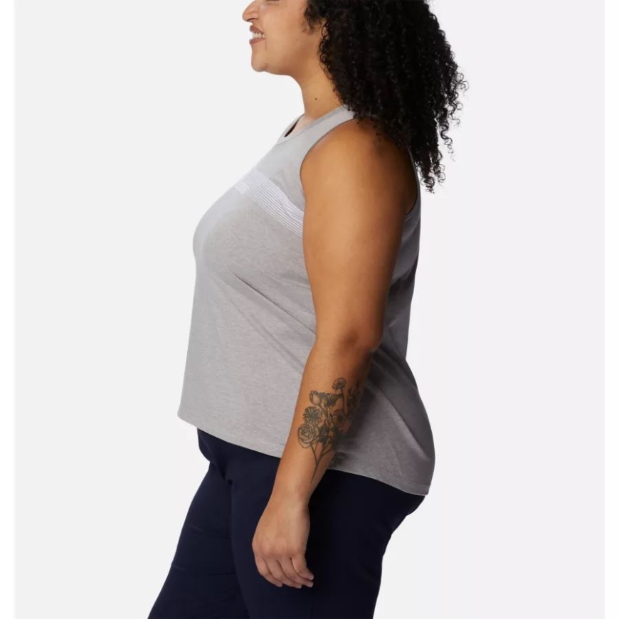 レディース ノース カスケード タンク プラスサイズ コロンビア グレー Hthr/反転ブランド Grx コロンビア
