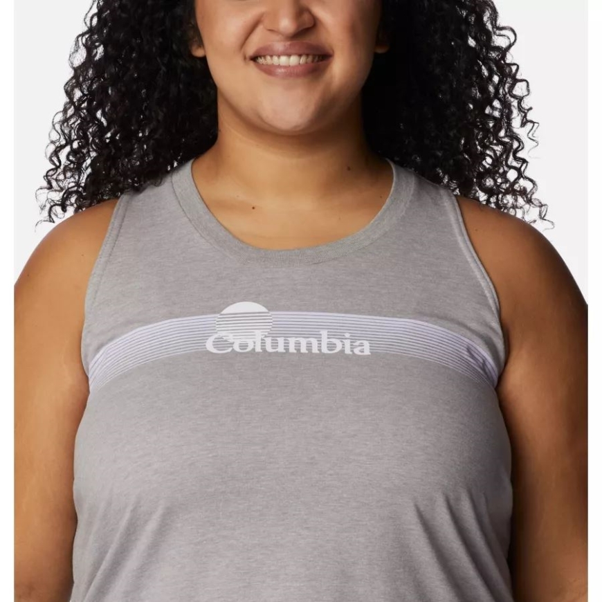 レディース ノース カスケード タンク プラスサイズ コロンビア グレー Hthr/反転ブランド Grx コロンビア