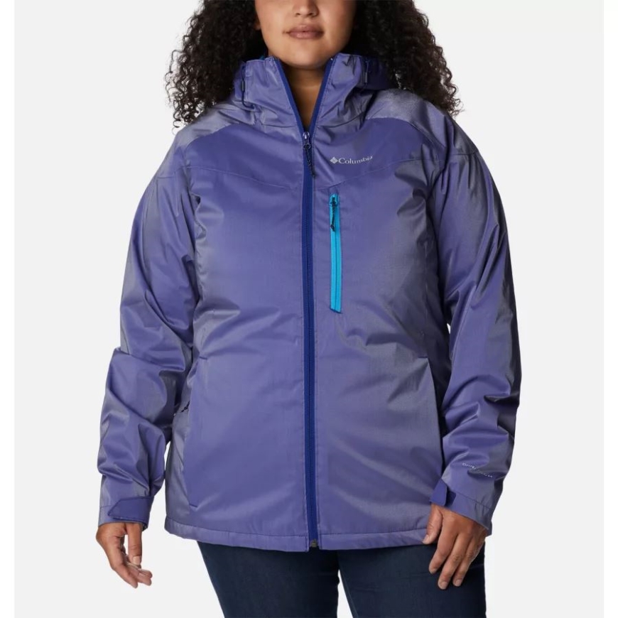 レディース オークリッジ インターチェンジ ジャケット プラスサイズ ダークサファイア シーン コロンビア