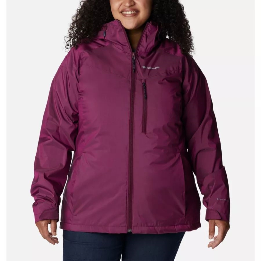 レディース オークリッジ インターチェンジ ジャケット プラスサイズ マリオンベリー シーン コロンビア