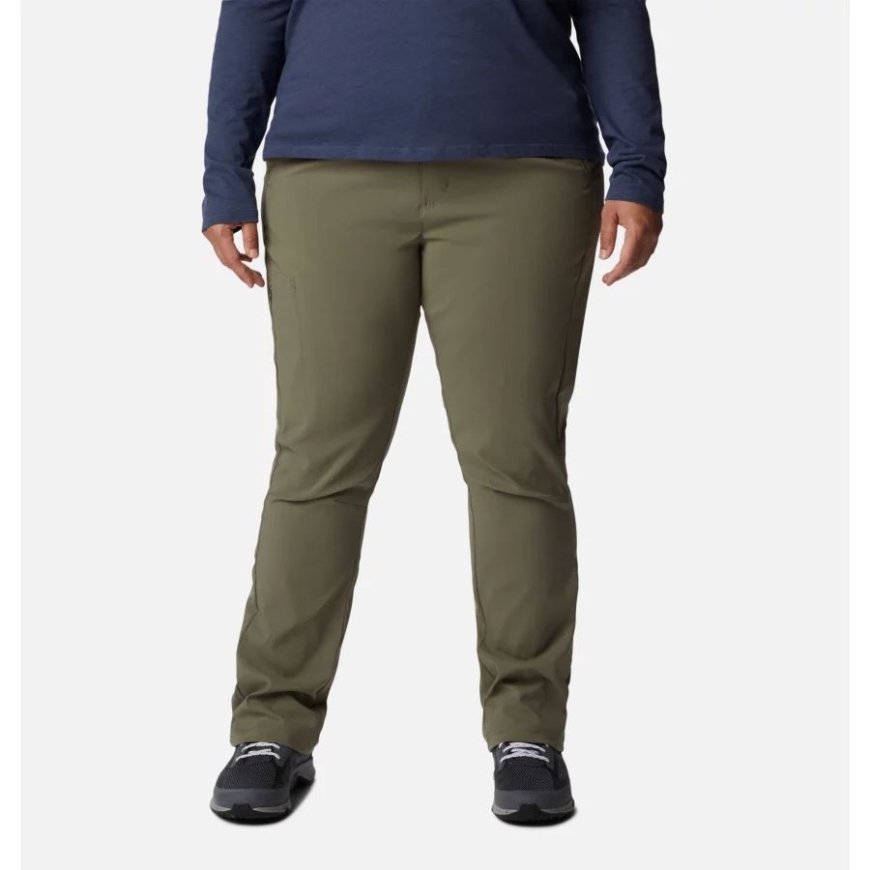 レディース オン ザ ゴー パンツ プラス サイズ コロンビア ストーン グリーン